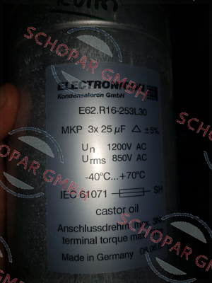 Electronicon-E62.R16-253L30 price