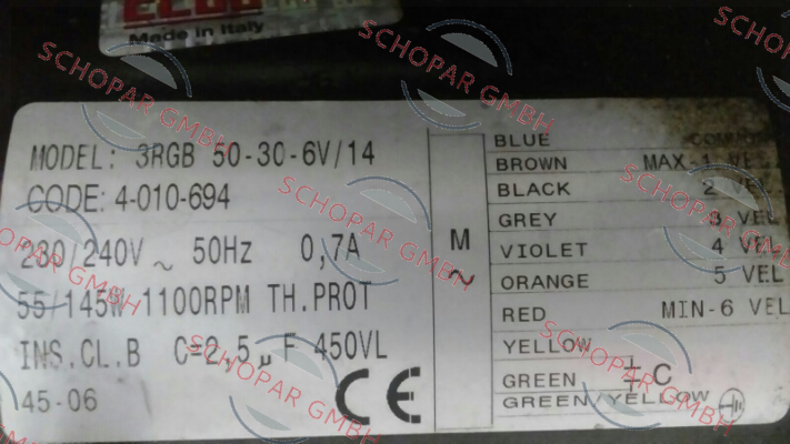 Elco-3RG8 50-30-6V/14 price