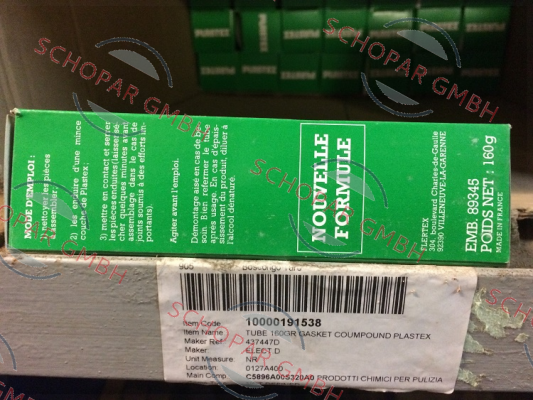 Flertex-Item Code 10000191538 not longer availible in tubes , alternative 437448E ( in cans)  price