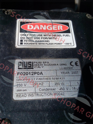 Piusi-F02012P0A Type ST Panther 56M/K33  price