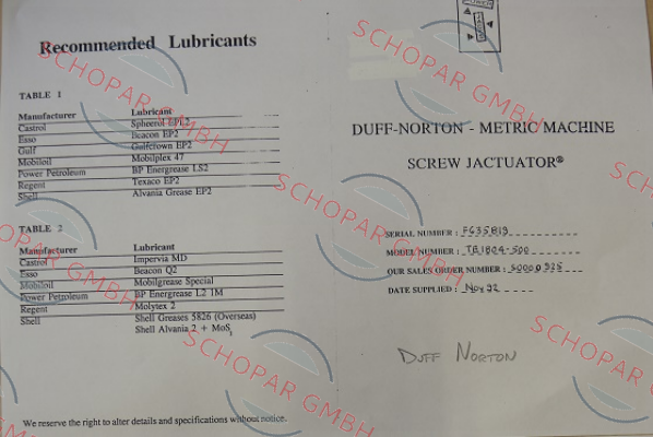 Duff Norton-F635819  price