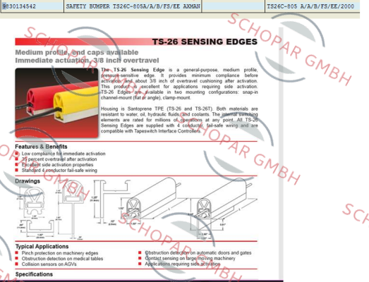 Tapeswitch- TS26C/0805/3  price