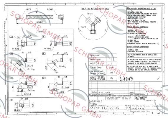 Elaflex-33.090.11/927.03  price