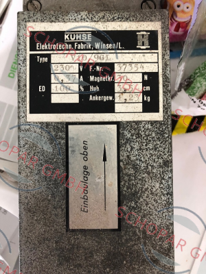 Kuhse-5293460101, type V10/9 GL RE 110V AC price