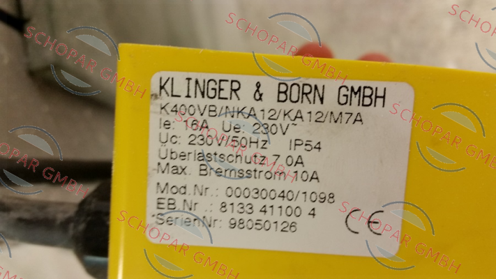 Klinger Born-K400 (0003.0040) price