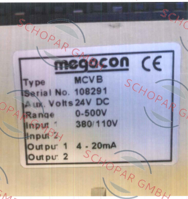 Megacon-Serial No. 108291 price