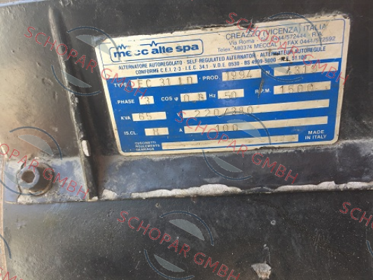 Mecc Alte-EC 31 LD old code, new code is ECP323L4BMD311 Type ECP32-3L/4B  price