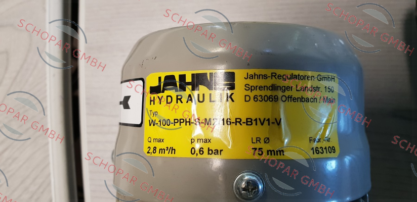 Jahns hydraulik-W-100-PPH-S-M2/16-R-B1V1-V old reference, new W-100-056-EM-PPH-BVVGG-002 (A-W100-PPH-002)  price