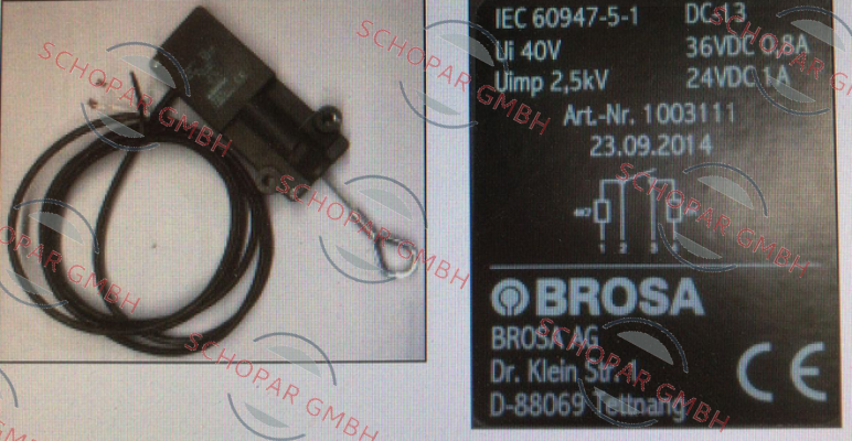 Brosa-1003111, replaced by 1022052  price