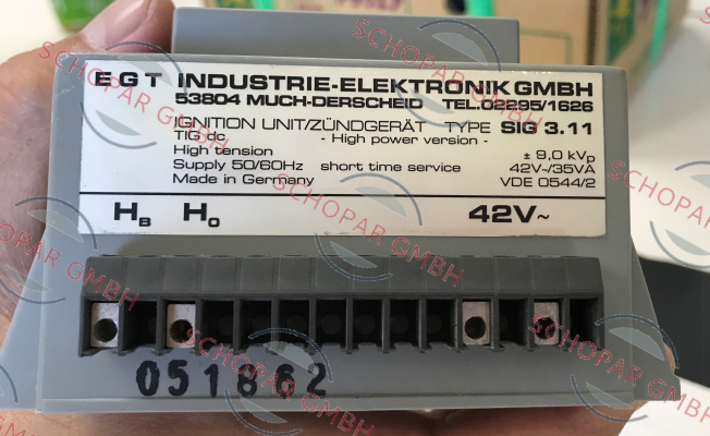 EGT Industrie elektronik-SIG 3.11 price