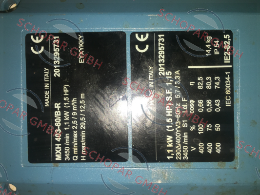 Calpeda-62242051000. replacement by MXH 403-60/C-1 price