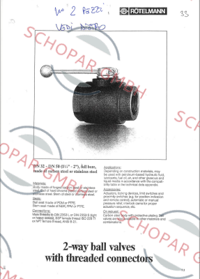 Rotelmann-DN32-PN315  M/M   M52x2 obsolete, replaced by DN 32 PN 420 price