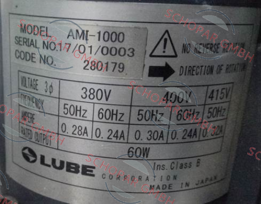 Lube-AMI-1000 price