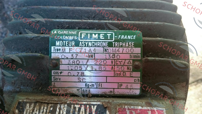 Fimet-MF 71 A4 price