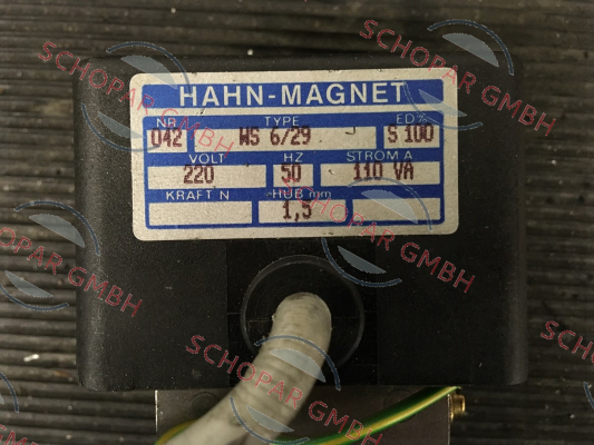 HAHN-MAGNET (Kendrion)-WS 6/29 - obsolete, replaced by OAC006209 price