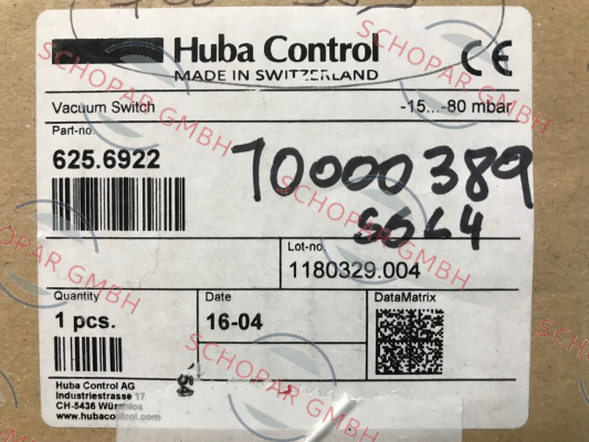 Huba Control-625.6922 OEM price