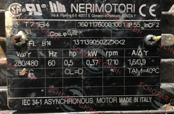 Neri Motori-T71B 037 4P B14 MULT+UL-CSA price