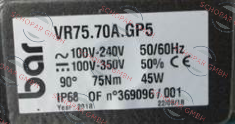 bar-STV-VR75-70A-GP5/3020 price