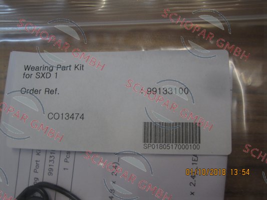 Hankison-99133100  WEARING PART KIT  price