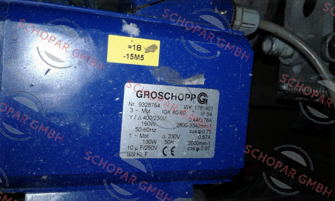 Groschopp-IGK 80 60 90W 1130Y/D B3  obsolete price