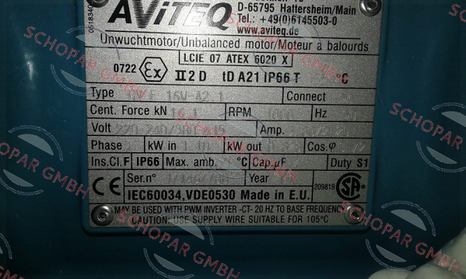 Aviteq-UVF16W-A2.1 220-240/380-415V 50HZ price