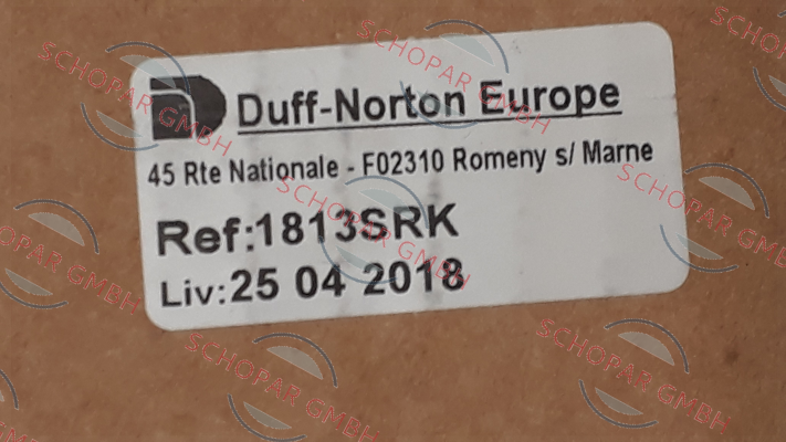 Duff Norton-1813SRK price