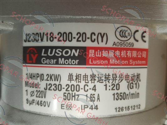 Luson-J230V18-200-20-C(A046) price