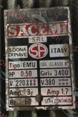 Sacemi-SP50/220mm 3ph price