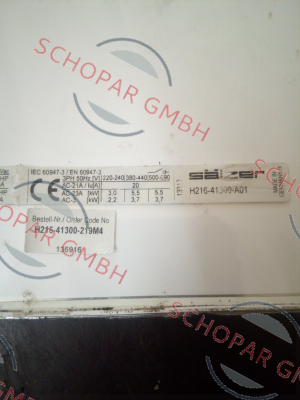 Salzer-H216-41300-219M4 price