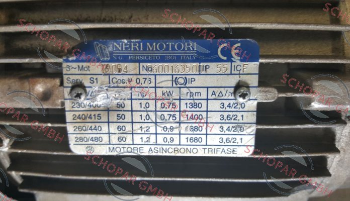 Neri Motori-T80B4 old version, new version HE3 80D price