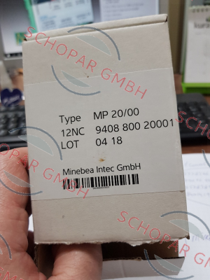 Minebea-Type: MP 20/00 price