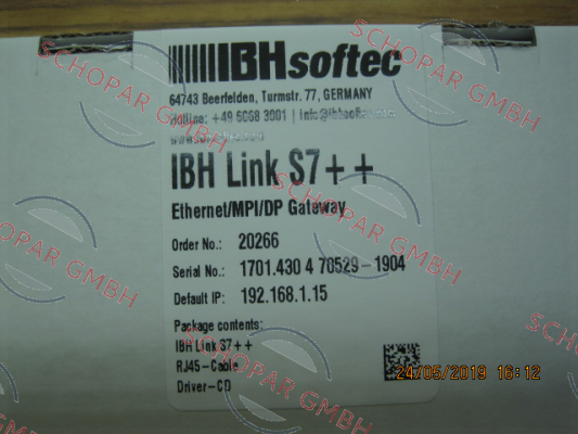 IBHsoftec-P/N: 20266 Type: IBH Link S7++ price