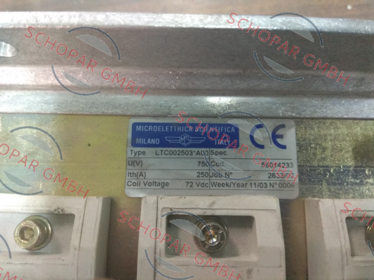 Microelettrica Scientifica-LTC002503*A00 old code / new code LTCH250 price