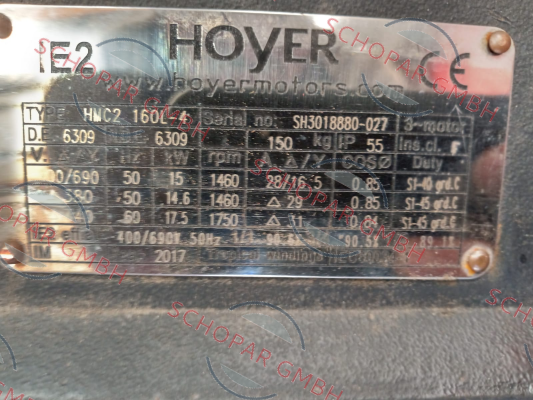 Hoyer Motors-HMC2 160 L-4 price
