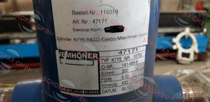 RACO-Type K1Y5, 141-465-8 price