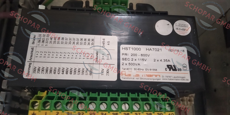 HABERMANN-P/N: HA7021 Type: HST 1000 price