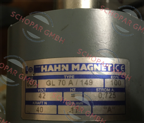 HAHN-MAGNET (Kendrion)-GLA070.508501 price