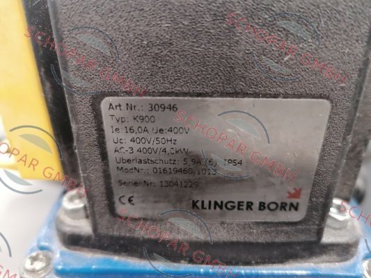 Klinger Born-Type: K900 price