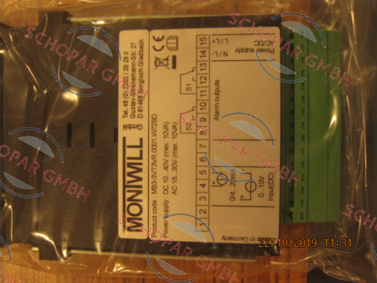 Montwill-MB3-3VT3VR.0001.W72BD price