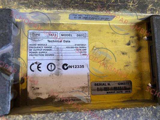 Autec-Type: TA12, Model D07C price
