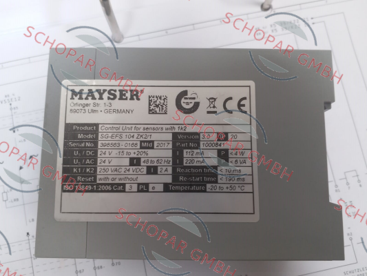 Mayser-SG-EFS 104 ZK2/1 24V AC/DC/Pb-Free price