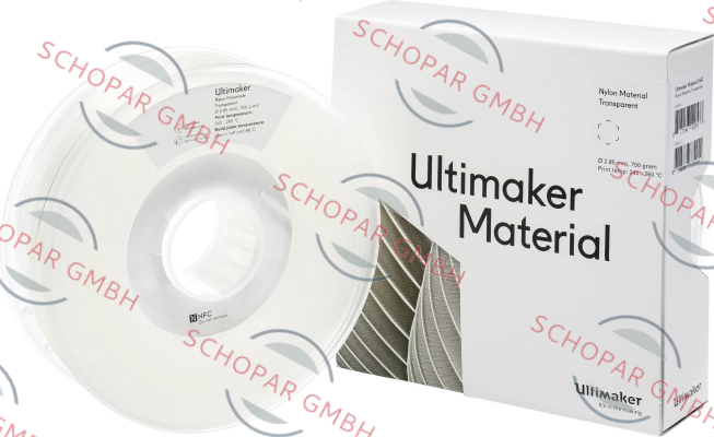 Ultimaker-PAX - M2085 Transparent 750 - 215158 - (Nylon Transparent - PA Polyamide) price