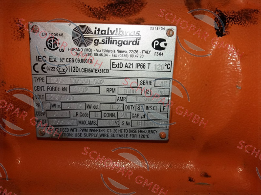 Italvibras-MVSI 10/550-S02 (AC series) price
