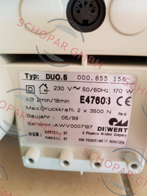 DEWERT-DUO 5 230V price
