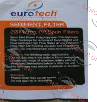 EUROTECH-20 Micron PP price