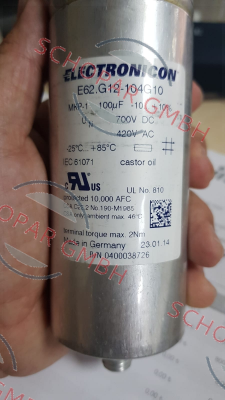Electronicon-E62.G12-104G10 / 100 µF price