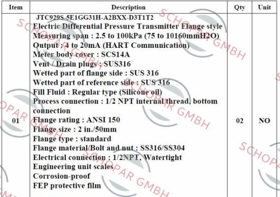 Yamatake - Azbil-P/N: JTC929S-5E1GG31H-A2BXX-D3T1T2 price