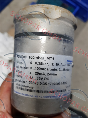 Hengesbach-PZM200-0,1bar-MT1 price