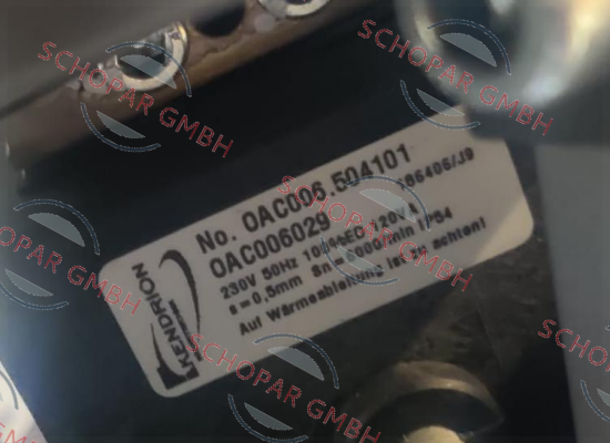 Kendrion-OAC06.504101 (stock code OAC0060294) price