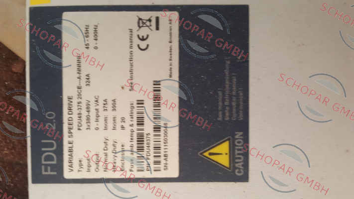 Emotron-Type: FDU48-375 20CE-A-NNNNI price